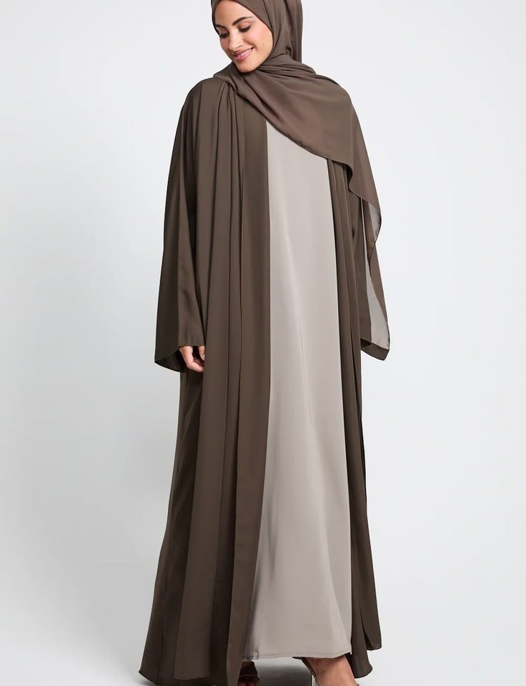 Elegant Brown Abaya