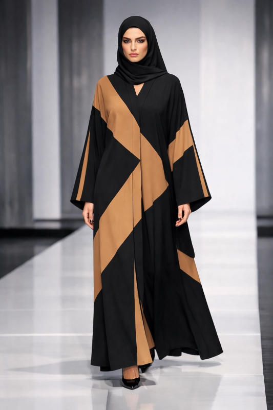 Geometric Pattern Abaya